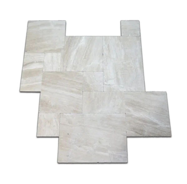 TRAVERTINE AVORIO TUMBLED PAVER