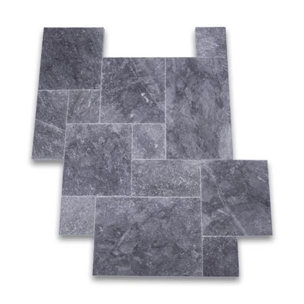 MARBLE SILVER TAHOE TUMBLED PAVER